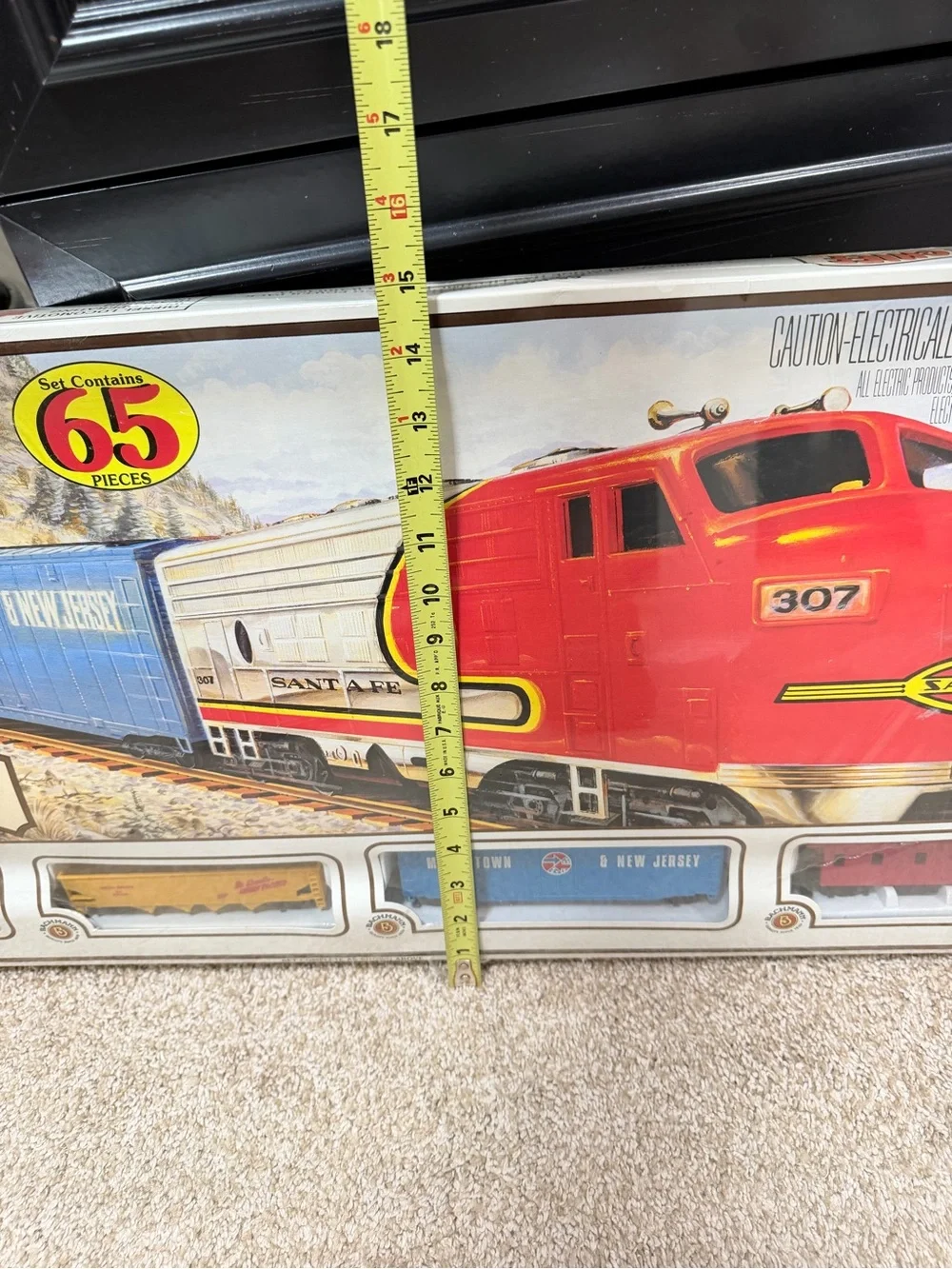 Vintage Bachmann HO Scale Thunder Chief Electric Train Set New King Of The Rail